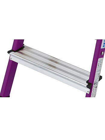 KRAUSE Rolly schodki jezdne dwustronne składane 2x2 różowe